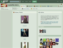 Tablet Screenshot of comicdish-max.deviantart.com