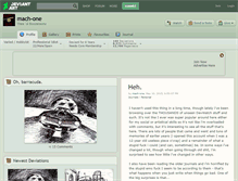 Tablet Screenshot of mach-one.deviantart.com