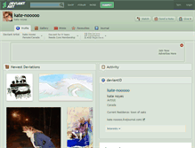 Tablet Screenshot of kate-nooooo.deviantart.com