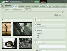 Tablet Screenshot of edensart.deviantart.com