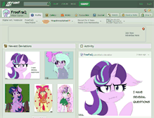 Tablet Screenshot of freefraq.deviantart.com