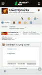 Mobile Screenshot of ilikechipmunks.deviantart.com