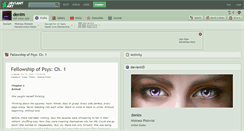 Desktop Screenshot of denlm.deviantart.com
