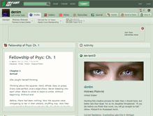 Tablet Screenshot of denlm.deviantart.com