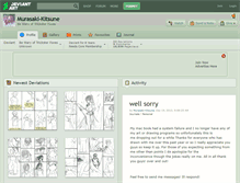 Tablet Screenshot of murasaki-kitsune.deviantart.com