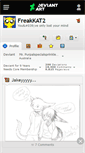 Mobile Screenshot of freakkat2.deviantart.com