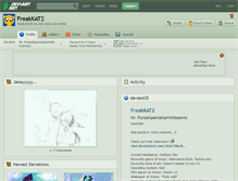 Tablet Screenshot of freakkat2.deviantart.com