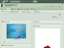 Tablet Screenshot of diseasedgenius-ao.deviantart.com