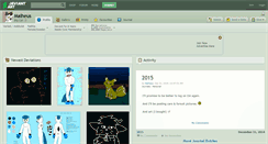 Desktop Screenshot of malheus.deviantart.com