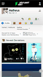 Mobile Screenshot of malheus.deviantart.com