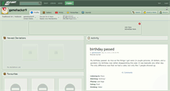 Desktop Screenshot of gamehacker9.deviantart.com