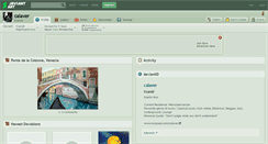 Desktop Screenshot of calaver.deviantart.com