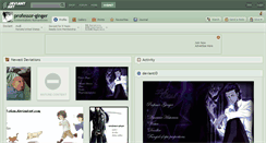 Desktop Screenshot of professor-ginger.deviantart.com