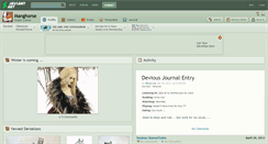 Desktop Screenshot of manghorse.deviantart.com