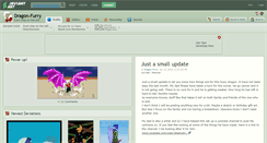 Desktop Screenshot of dragon-furry.deviantart.com