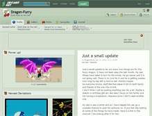 Tablet Screenshot of dragon-furry.deviantart.com