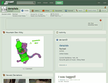 Tablet Screenshot of daraytala.deviantart.com