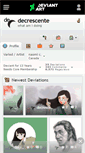 Mobile Screenshot of decrescente.deviantart.com