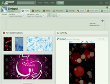 Tablet Screenshot of chrippy1.deviantart.com