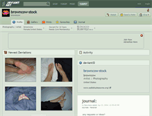 Tablet Screenshot of browncow-stock.deviantart.com
