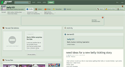 Desktop Screenshot of belly101.deviantart.com