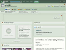 Tablet Screenshot of belly101.deviantart.com