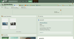 Desktop Screenshot of ehxtraordinary.deviantart.com