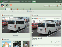 Tablet Screenshot of negibus.deviantart.com