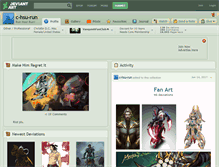 Tablet Screenshot of c-hsu-run.deviantart.com