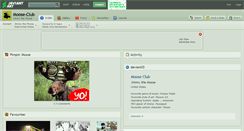 Desktop Screenshot of moose-club.deviantart.com