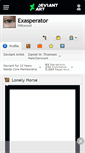 Mobile Screenshot of exasperator.deviantart.com