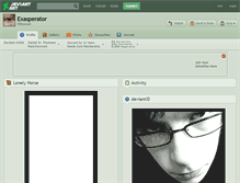 Tablet Screenshot of exasperator.deviantart.com