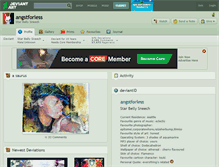 Tablet Screenshot of angstforless.deviantart.com