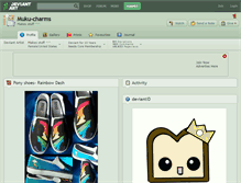 Tablet Screenshot of muku-charms.deviantart.com