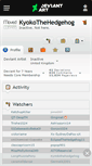 Mobile Screenshot of kyokothehedgehog.deviantart.com