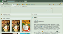 Desktop Screenshot of ladyfang.deviantart.com