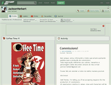 Tablet Screenshot of jacksonherbert.deviantart.com