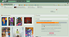 Desktop Screenshot of crystal-and-onyx.deviantart.com