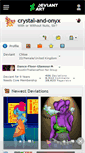 Mobile Screenshot of crystal-and-onyx.deviantart.com