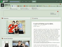 Tablet Screenshot of mttkn14.deviantart.com