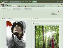 Tablet Screenshot of nahgaem.deviantart.com
