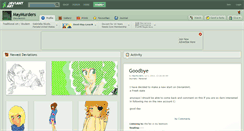 Desktop Screenshot of maymurders.deviantart.com