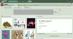 Desktop Screenshot of makani.deviantart.com