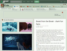 Tablet Screenshot of fruba.deviantart.com