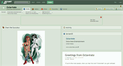 Desktop Screenshot of octavirate.deviantart.com