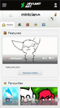 Mobile Screenshot of mintclan.deviantart.com