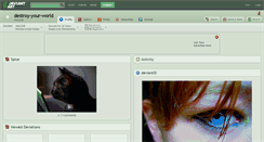 Desktop Screenshot of destroy-your-world.deviantart.com