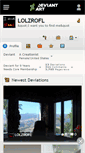 Mobile Screenshot of lolzrofl.deviantart.com