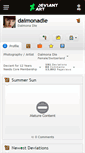 Mobile Screenshot of daimonadie.deviantart.com