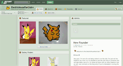 Desktop Screenshot of electricmousefanclub.deviantart.com